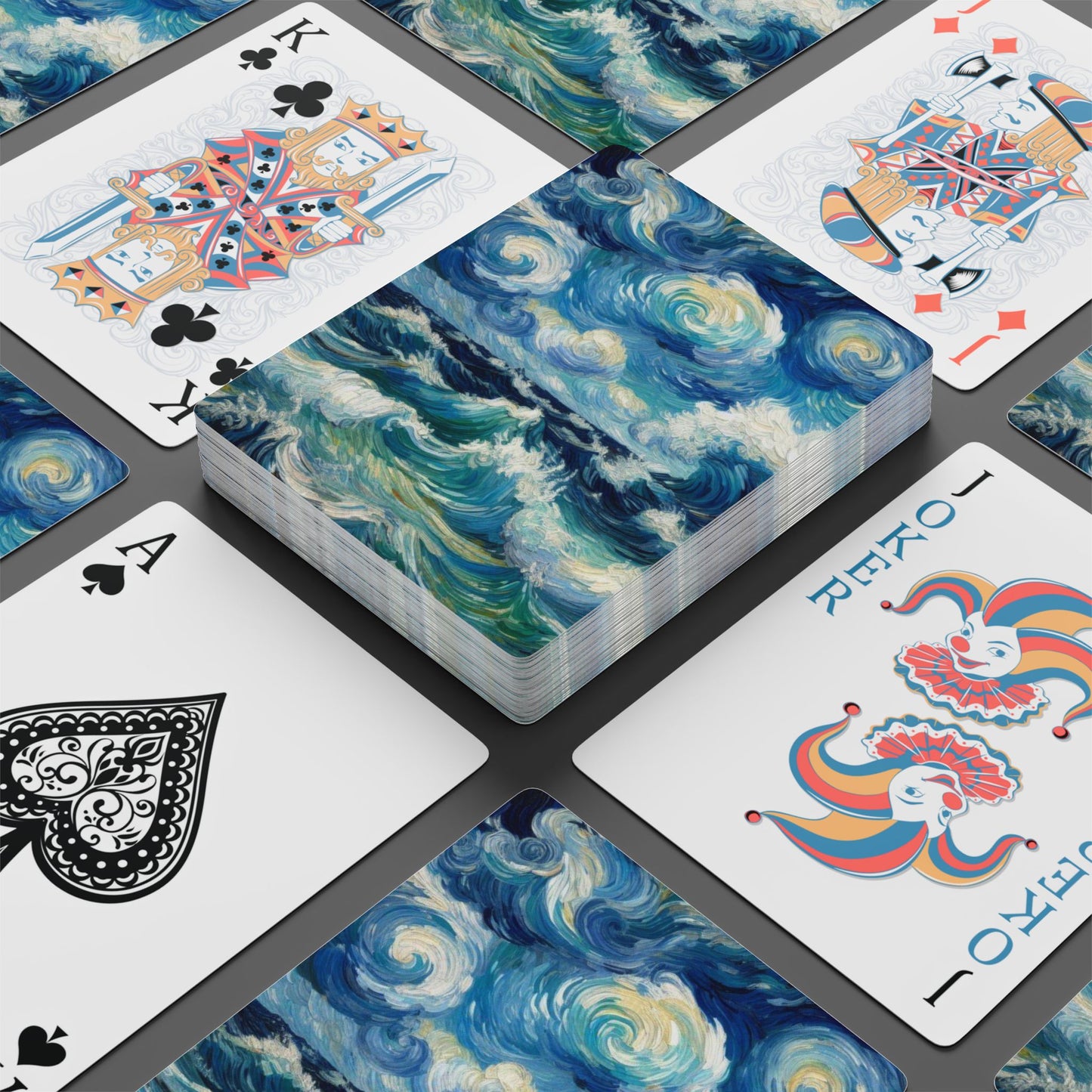 "Seven Seas" Poker Cards