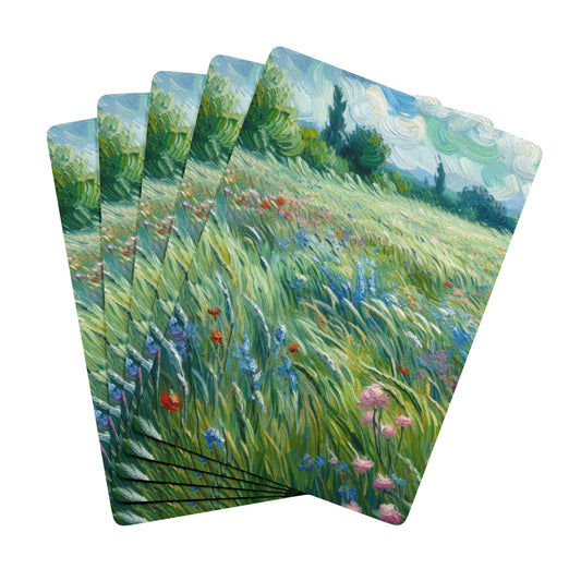 "Multi Flowers" Poker Cards
