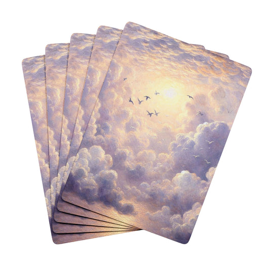 "Cloud Birds" Poker Deck