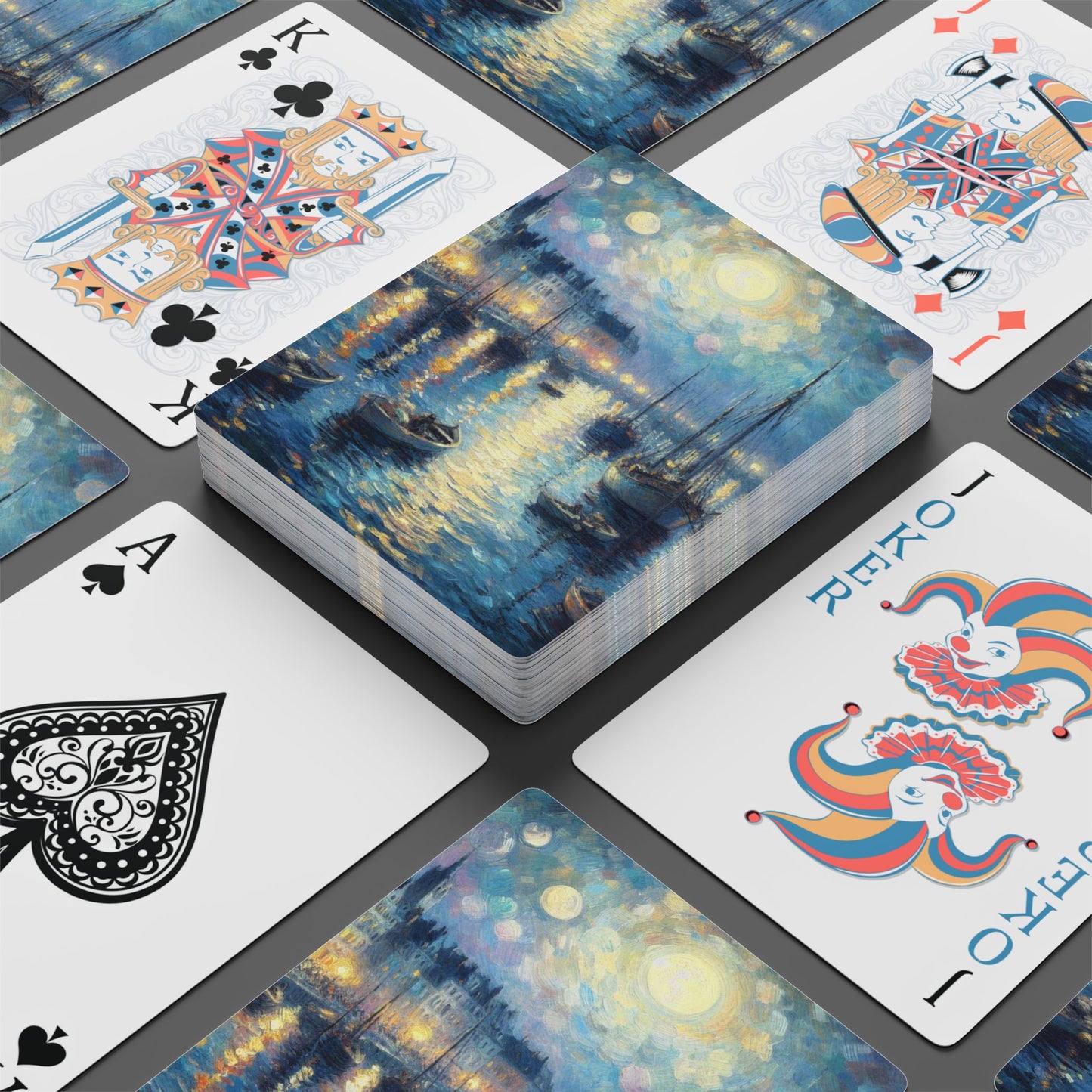 "Boat Dinner" Poker Cards